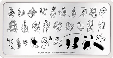 BORN PRETTY FASHION POWER L005 FLOWER