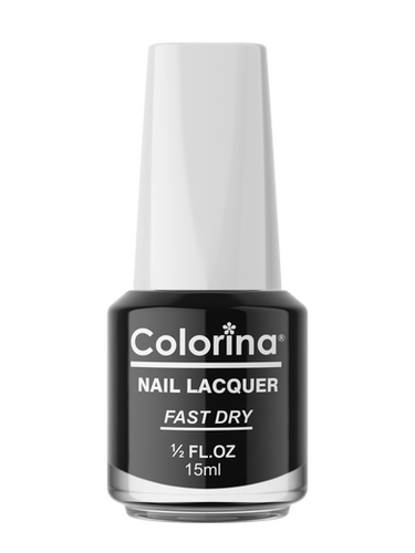 COLORINA NAIL LACQUER FAST DRY #03 BLACK