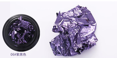FOIL PARA ALS UÑAS DE COLOR VIOLETA