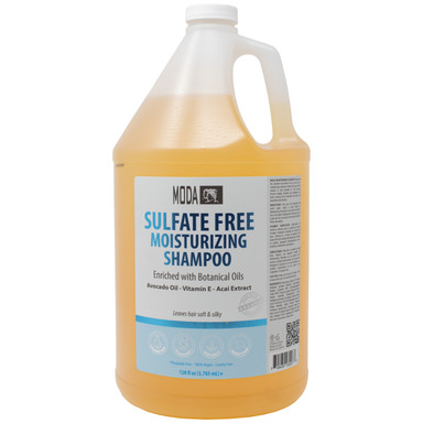 MODA SHAMPOO MOISTURIZING & SULFATO FREE 128OZ