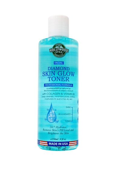 HOLLYWOOD DIAMOND SKIN GLOW TONER 250ML