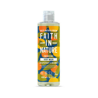 FAITH IN NATURE ENERGISING BODY WASH GRAPE & ORANGE 400ML