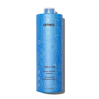 AMIKA HYDRO RUSH INTENSE MOISTURE SHAMPOO WITH HYALURONIC ACID LITER