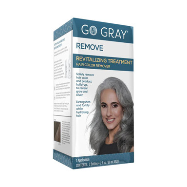 GO GRAY REVITALIZING TREATMENT HAIR COLOR REMOVER