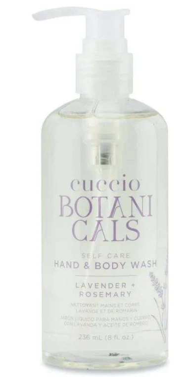 CUCCIO BOTANICAL HAND & BODY LAVENDER & ROSEMARY 8 OZ