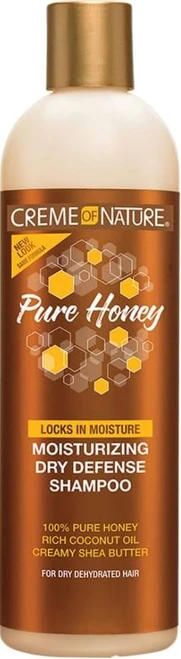 CREME OF NATURE PURE HONEY MOUSTURIZING DRY DEFENSE SHAMPOO DRY 12 OZ