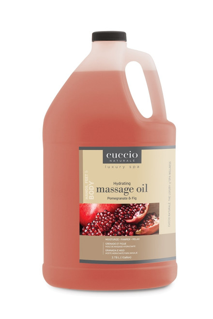 CUCCIO NATURALE LUXURY SPA HYDRATING MASSAGE OIL POMAGRANATE & FIG GALON