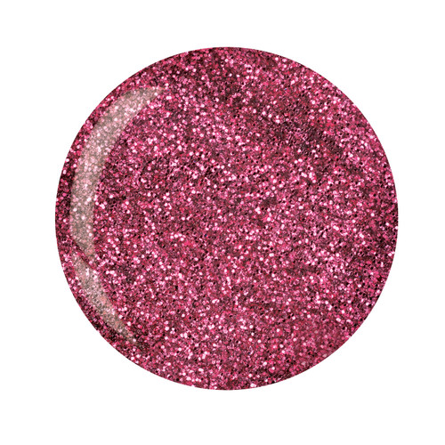 POWDER POLISH DIP NAIL COLOUR SYSTEM DEEP PINK W/ PINK GLITTER 2 ZO.