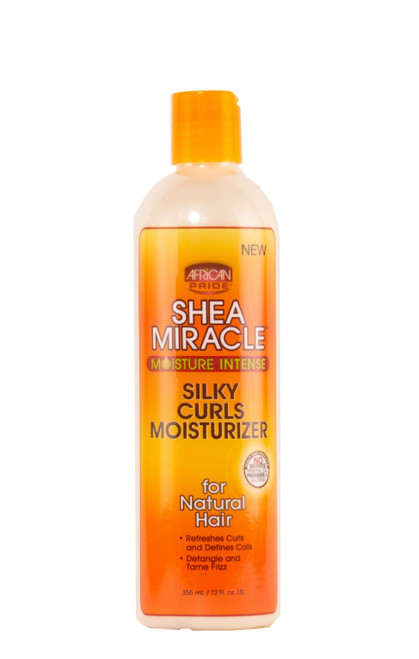 AMERICAN PRIDE SHEA MIRACLE MOISTURE INTENSE SILKY CURL MOISTURIZER 12 OZ