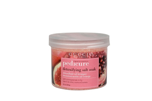CUCCIO NATURALE PEDICURE DETOXIFYING SALT SOAK WITH POMEGRANATE & FIG 29 OZ CUCCIO NATURALE PEDICURE DETOXIFYING SALT SOAK WITH POMEGRANATE & FIG 29 OZ