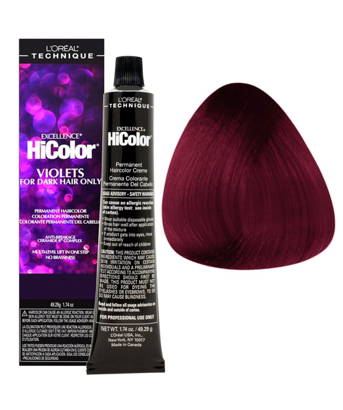 TINTE LOREAL EXCELLENCE HICOLOR H20 RED VIOLET