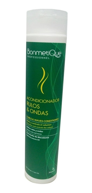 BONMETI ACONDICIONADOR RULOS Y ONDAS QUE DEFINE CON ACEITE DE MACADAMIA 8 OZ