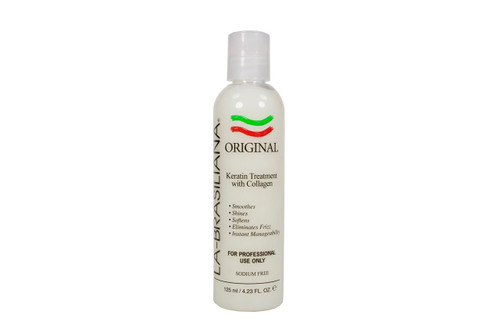 LA BRASILIANA KERATIN TREATMENT WITH COLLAGEN 4.23 FL OZ LA BRASILIANA KERATIN TREATMENT WITH COLLAGEN 4.23 FL OZ