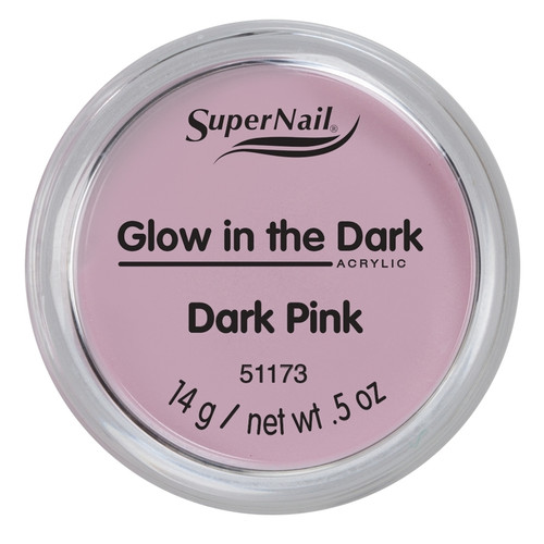 SUPER NAIL GLOW IN THE DARK PINK #51173 1/2 OZ