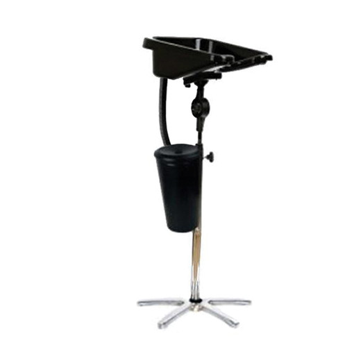 SHAMPOO BOWL PORTATIL NEGRO CON TANQUE DE RECOGIDO DE AGUA SHAMPOO BOWL PORTATIL NEGRO CON TANQUE DE RECOGIDO DE AGUA