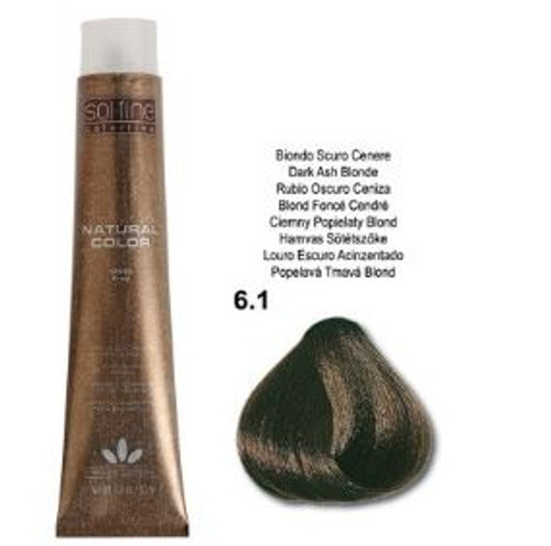 SOLFINE NATURAL COLOR 6.1 DARK ASH BLONDE