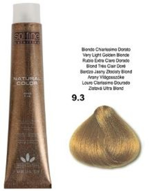 SOLFINE NATURAL COLOR #9.3 VERY LIGHT GOLDEN BLONDE
