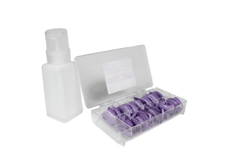 UÑAS GLITTER NAIL TIPS PURPLE PK250(no incluye pote) UÑAS GLITTER NAIL TIPS PURPLE PK250(no incluye pote)