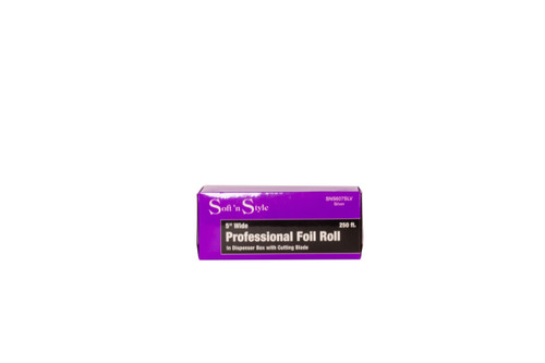 SOFT'N STYLE PROFESSIONAL FOIL ROLL 5" WIDE SILVER SNS607SLV 250FT