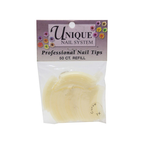 REFILLS PROFESSIONAL NAIL TIPS CURVE PK 50 4 OZ REFILLS PROFESSIONAL NAIL TIPS CURVE PK 50 4 OZ