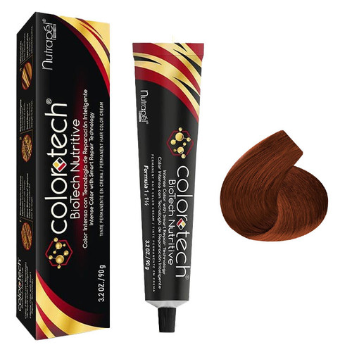 NUTRAPEL COLORTECH TINTE 7.44 RUBIO COBRIZO INTENSO 3.2 OZ NUTRAPEL COLORTECH TINTE 7.44 RUBIO COBRIZO INTENSO 3.2 OZ