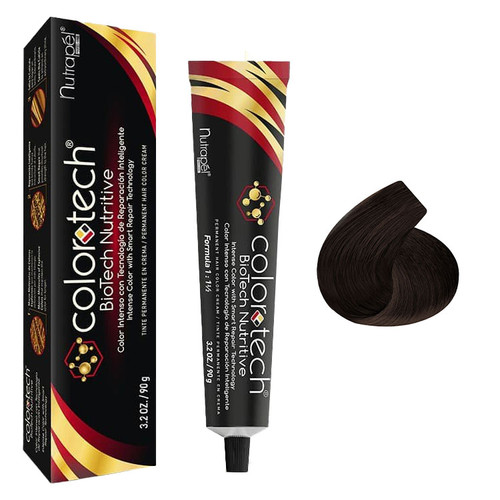 NUTRAPEL COLORTECH TINTE 5.1 CASTAÑO CENIZO 3.2 OZ