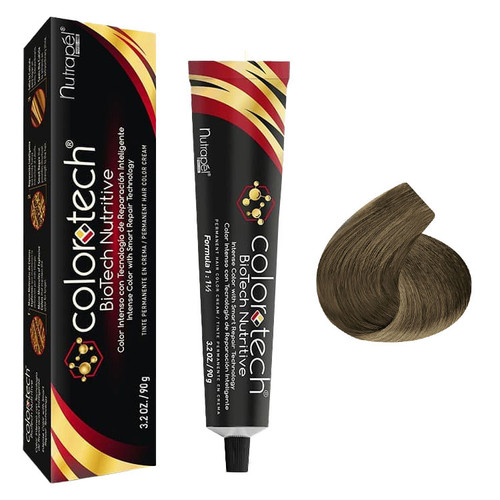 NUTRAPEL COLORTECH TINTE 8.1 RUBIO CLARO CENIZO 3.2 OZ NUTRAPEL COLORTECH TINTE 8.1 RUBIO CLARO CENIZO 3.2 OZ