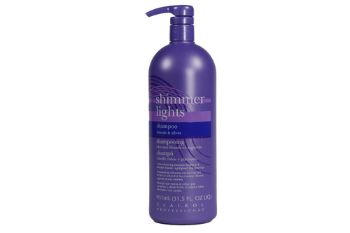 CLARISOL PROFESSIONAL SHIMMER LIGHTS SHAMPOO BLONDE & SILVER 31.5 OZ