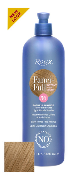 ROUX FANCIFULL #56 BASHFUL BLONDE TONES & ENRICHES LIGHT BLONDE SGADES  15.2 OZ