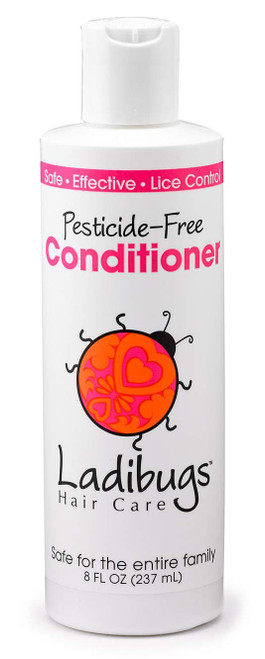 LADIBUGS HAIR CARE CONDITIONER PESTICIDE FREE SAFE FOR ENTIRE FAMILY 8 OZ
