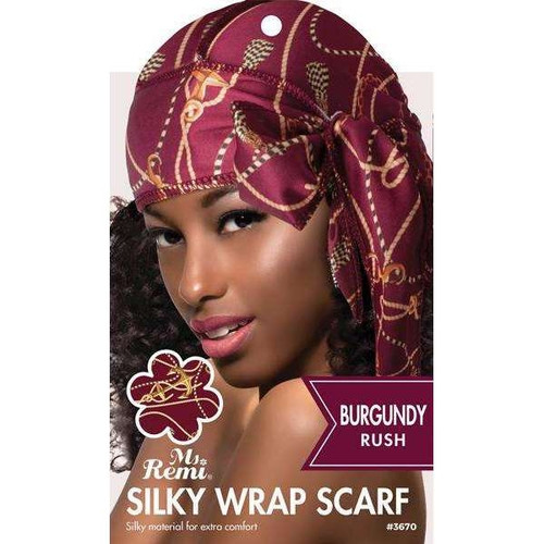 MS REMI SILKY WRAP SCARF W DESIGNG ASST #3670