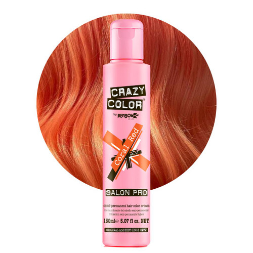 CRAZY COLOR CORAL RED #57 CRAZY COLOR CORAL RED #57