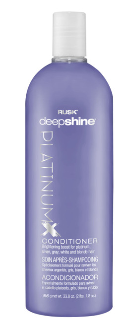 RUSK DEEPSHINE PLATINUMX CONDITIONER 33.8 OZ RUSK DEEPSHINE PLATINUMX CONDITIONER 33.8 OZ