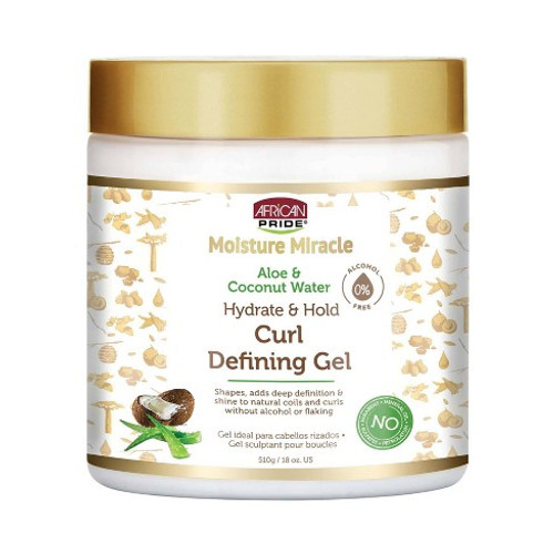 AFRICAN PRIDE MOISTURE MIRACLE CURL DEFINING GEL AFRICAN PRIDE MOISTURE MIRACLE CURL DEFINING GEL
