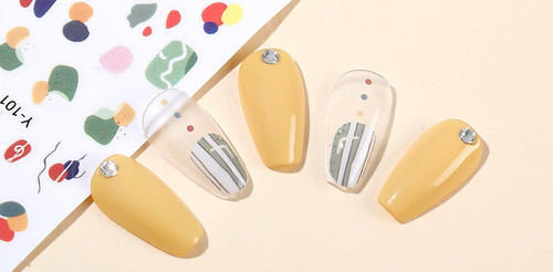 CALCOMANIA PARA LAS UÑAS CO DISEÑO HOLOGRAFICO