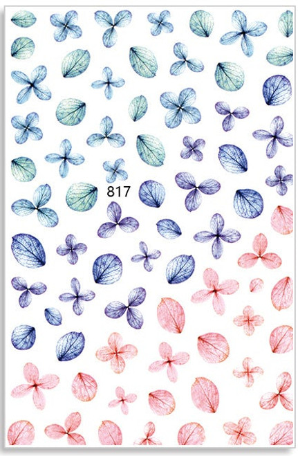 CALCOMANIA PARA DISEÑO DE UÑAS DE PETALOS