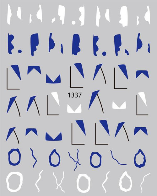 CALCOMANIA PARA LAS UÑAS DE FIGURAS GEOMETRICAS CALCOMANIA PARA LAS UÑAS DE FIGURAS GEOMETRICAS