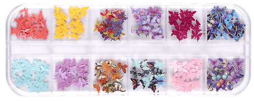 LENTEJUELAS DE MARIPOSAS PARA LAS UNAS