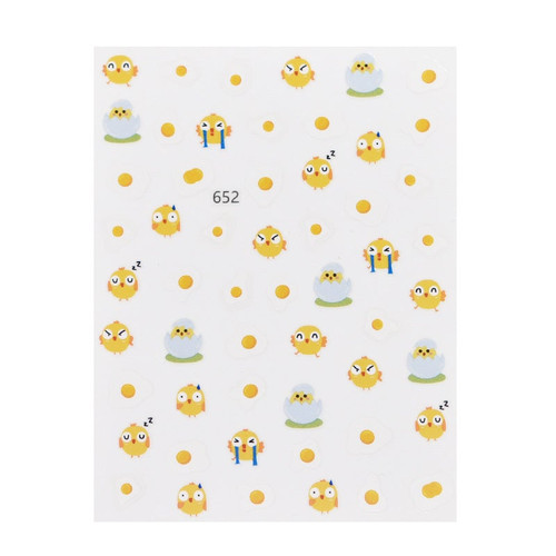 CALCOMANIA PARA DISEÑO DE UÑAS DE POLLITOS CALCOMANIA PARA DISEÑO DE UÑAS DE POLLITOS