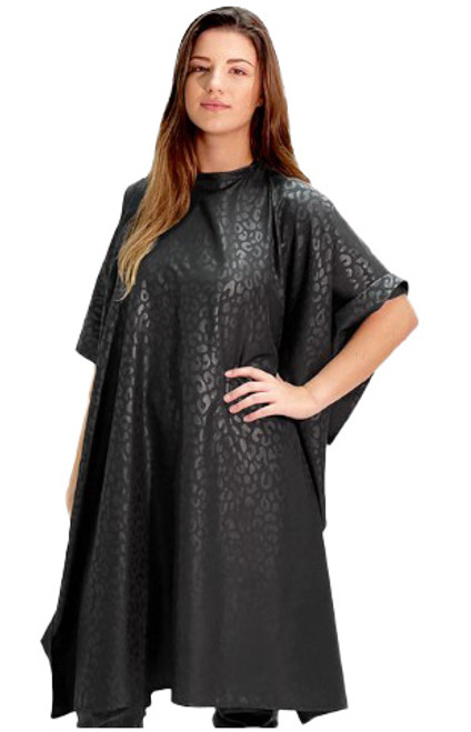 BETTY DAIN CAPA DE JAGUAR NEGRA IMPERMEABLE