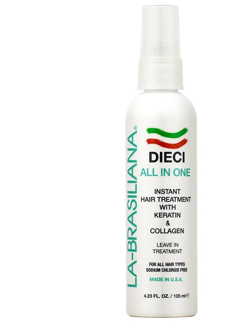 LA BRAZILIANA ALL-IN-ONE INSTANT HAIR TREATMENT WITH KERATIN & COLLAGEN 4 OZ