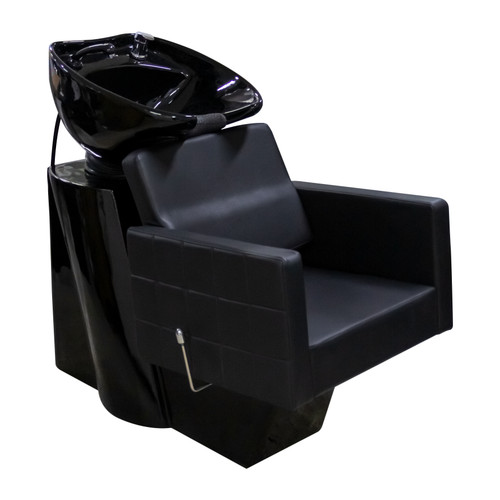 SHAMPOO BOWL ISLA CON SILLA INCLUIDA BLACK