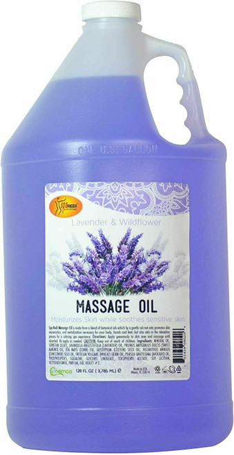 SPA REDI LAVENDER & WILDFLOWER MASSAGE OIL GALON