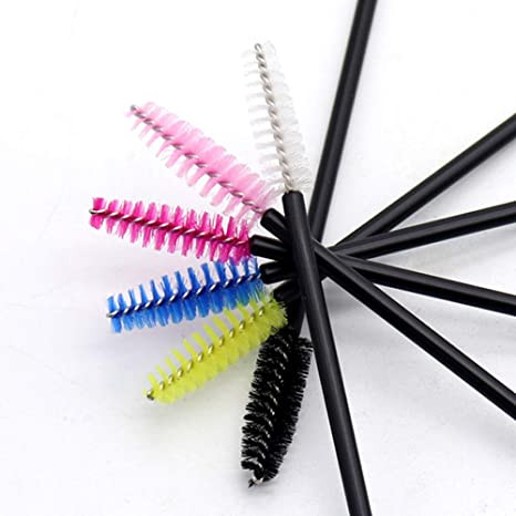 APLICADORES DE MASCARA DESECHABLES COLORES ASSORTED PK50