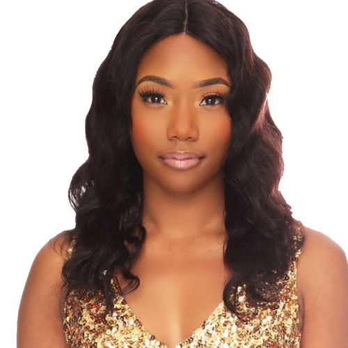 PELUCA 100% HUMAN HAIR FIONA BLACK 18"