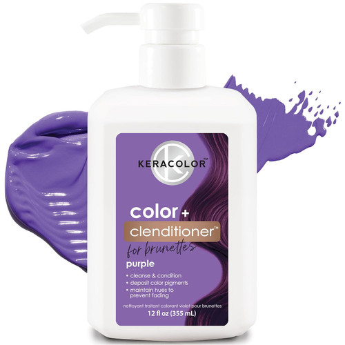 KERACOLOR COLOR + CLENDITIONER PURPLE FOR BRUNETTES 12 OZ