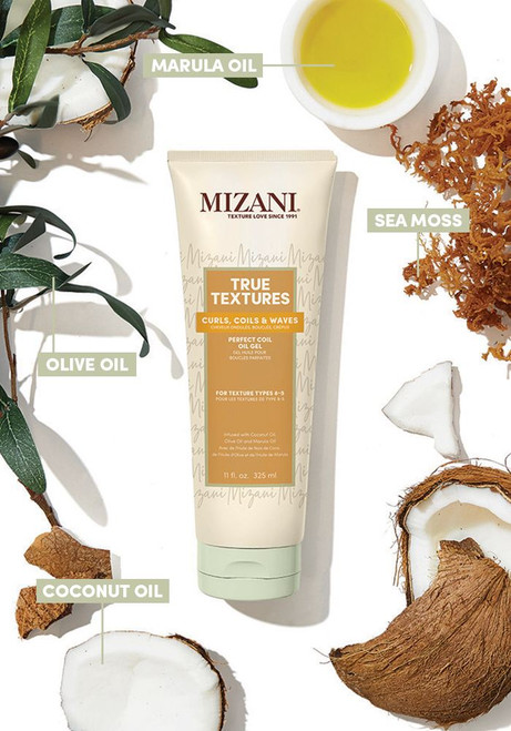 MIZANI TRUE TEXTURES PERFECT COIL GEL FOR CURLY HAIR 11 OZ MIZANI TRUE TEXTURES PERFECT COIL GEL FOR CURLY HAIR 11 OZ