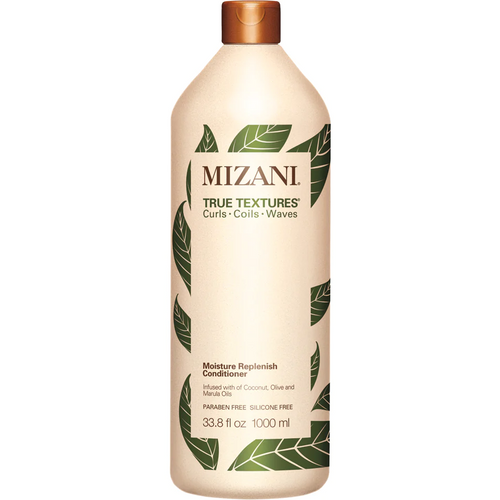 MIZANI NTX TEXTURES MOISTURE REPLENISH CONDITIONER FOR CURLY HAIR FUSIONADO CON COCO, OLIVO Y ACEITE MARULA 33.8OZ