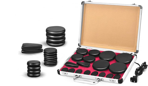 PIEDRAS CALIENTES VOLCANICAS CON CALENTADOR PIEDRAS CALIENTES VOLCANICAS CON CALENTADOR