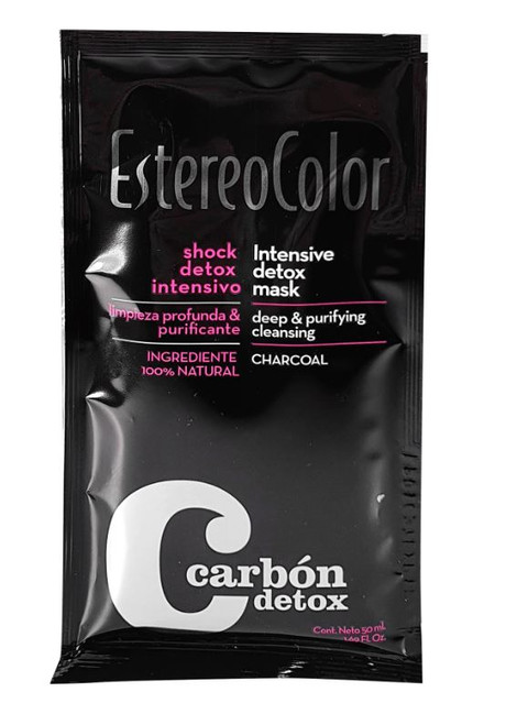 ESTEREOCOLOR SHOCK DETOX INTENSIVO CON CARBÓN ACTIVADO SOBRE